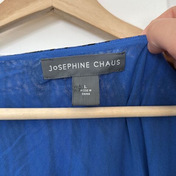 Y2k faux wrap mesh blouse - Picture 4 of 9